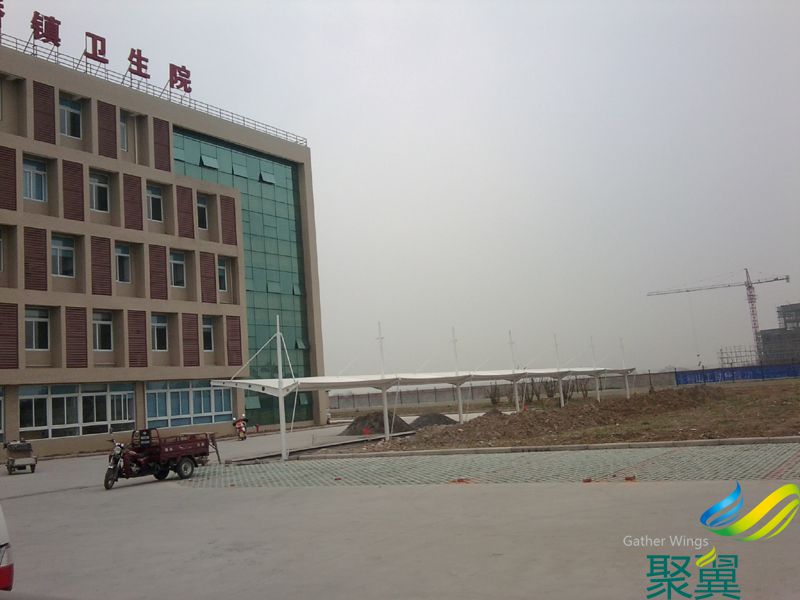 溧陽衛(wèi)生院工程膜結(jié)構(gòu)車棚