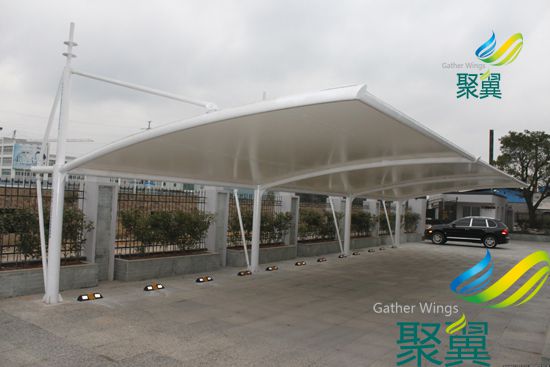 膜結(jié)構(gòu)停車篷,膜結(jié)構(gòu)車篷