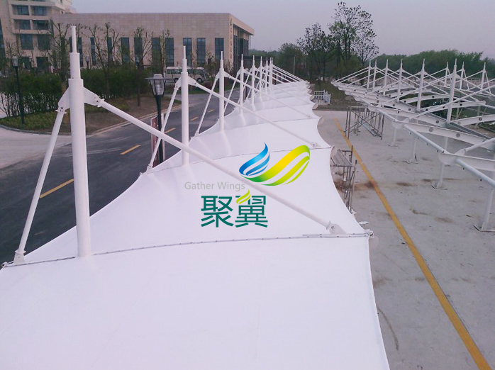 松江膜結構自行車棚