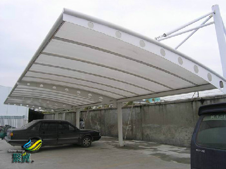 膜結構車棚連接方式的處