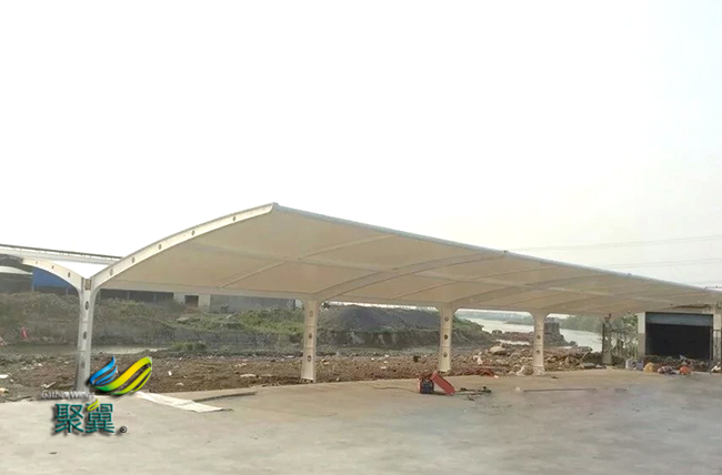 如何合理改造老小區的膜結構車棚