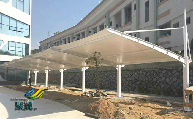 膜結(jié)構(gòu)車棚經(jīng)濟實惠成本低|受大眾歡迎