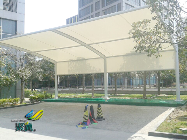 膜結(jié)構(gòu)車棚材質(zhì)發(fā)好|膜結(jié)構(gòu)車棚鋼材支架