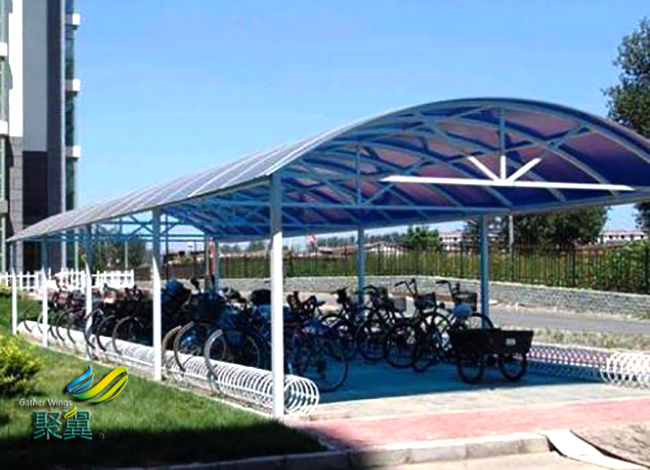 膜結(jié)構(gòu)車棚價格|膜結(jié)構(gòu)車棚造型及采光性