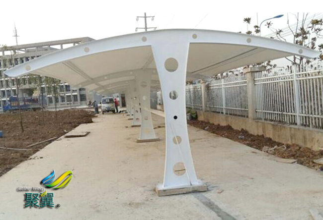 膜結(jié)構(gòu)車棚膜面褶皺怎么解決 