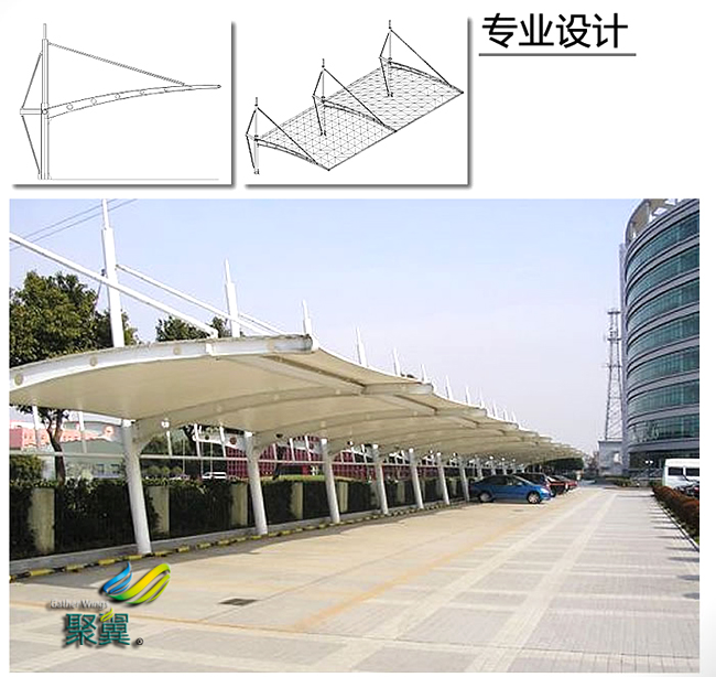膜結(jié)構(gòu)車棚常用材料|打破傳統(tǒng)建筑