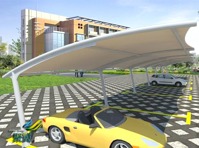 市面膜結(jié)構(gòu)車棚主要有哪些材質(zhì)