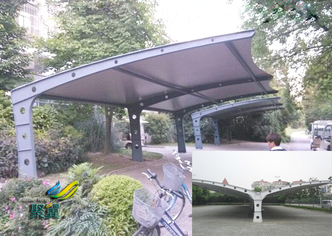   膜結構車棚鋼結構加工制作流程