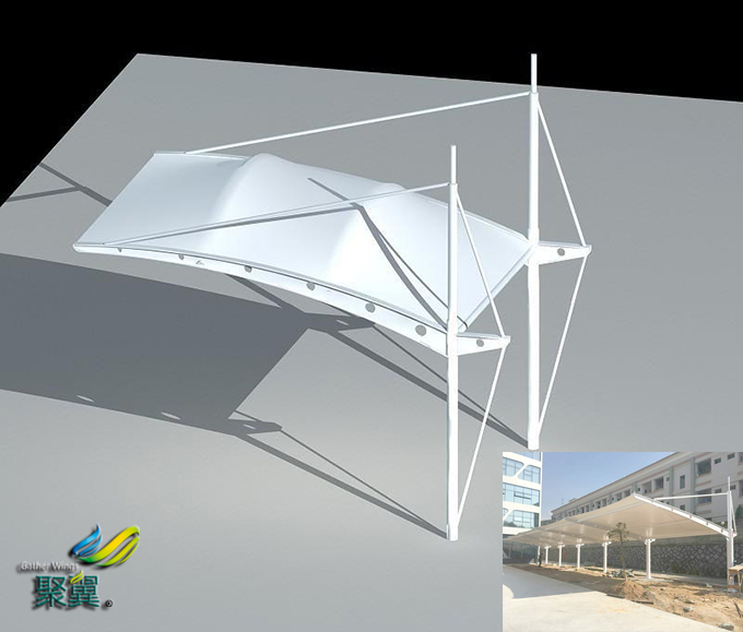 膜結(jié)構(gòu)車棚特色|膜結(jié)構(gòu)車棚長處