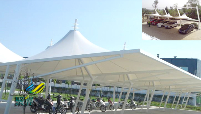 膜結構車棚遮陽篷的優(yōu)勢及發(fā)展趨勢