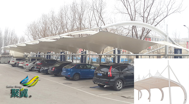 膜結構車棚節(jié)點紛繁復雜|膜結構車棚重量很輕   