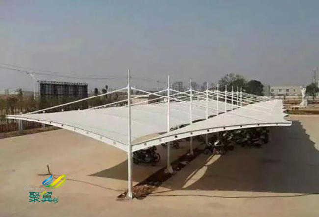 膜結構車棚受到大眾青睞|膜結構車棚抗震性好