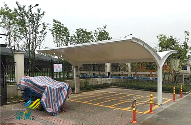 膜結構車棚外形多變|膜結構車棚損耗低膜材