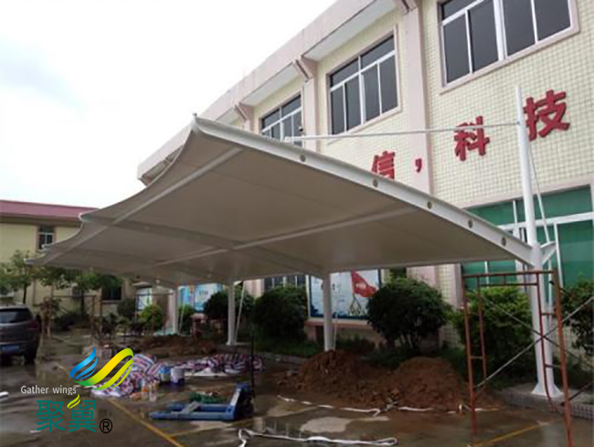 膜結(jié)構(gòu)車棚高科技膜資材|膜結(jié)構(gòu)車棚表面涂層