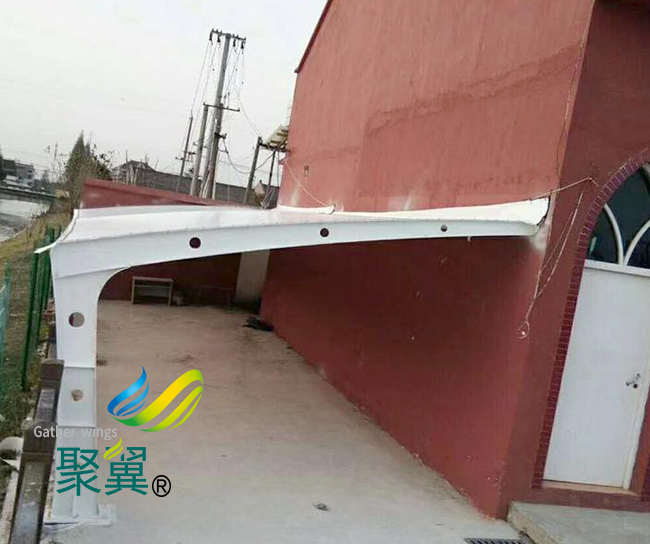 膜結構車棚綠色環(huán)境保護|膜結構車棚強的張力