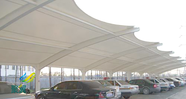 膜結構車棚修建|膜結構車棚綠色發(fā)展