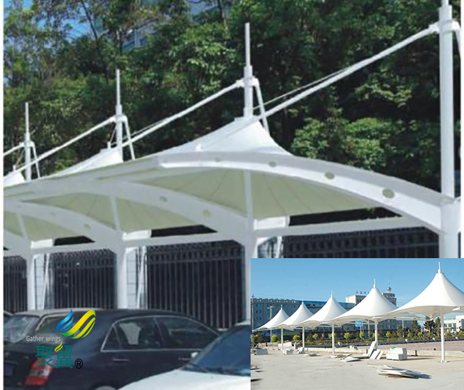 膜結(jié)構(gòu)車棚連接加固|膜結(jié)構(gòu)車棚公司