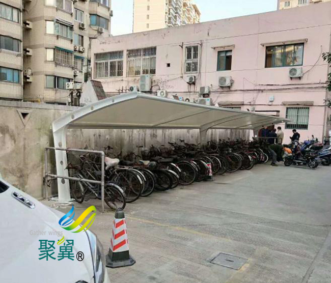 膜結構車棚色彩依托|膜結構車棚舒適建筑造型