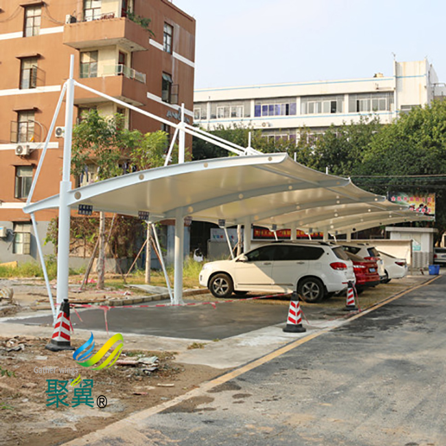 膜結構車棚結構性輕|膜結構車棚耐用性好