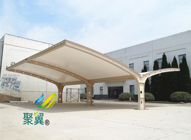 膜結構車棚清洗|膜結構車棚延展性
