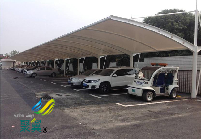 溫州膜結構車棚自潔性|膜結構車棚安定特點