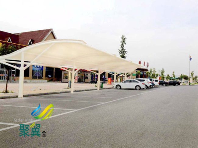 汽車遮陽棚膜結(jié)構(gòu)車棚廠家|膜結(jié)構(gòu)車棚停車棚