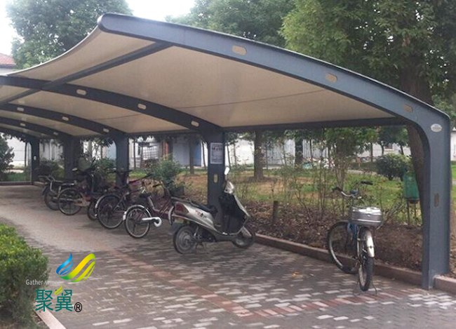 膜結(jié)構(gòu)車棚美觀耐用車棚|膜結(jié)構(gòu)車棚新型材料