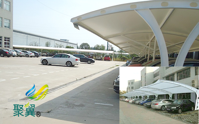 膜結(jié)構(gòu)車棚透光性|膜結(jié)構(gòu)車棚建筑自由性