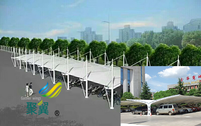 膜結(jié)構(gòu)車棚設(shè)計(jì)造型|膜結(jié)構(gòu)車棚藝術(shù)美感