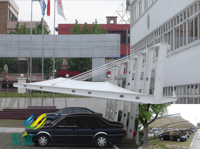 河北省晉州市膜結構車棚|膜結構車棚裝潢配套遮陽防紫外線