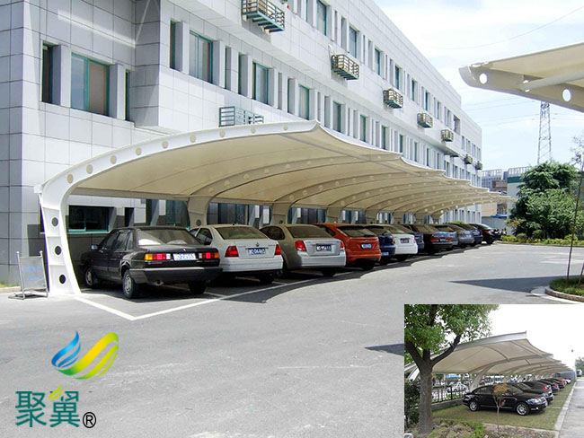 河北省欒城縣膜結構車棚|膜結構車棚定制包設計