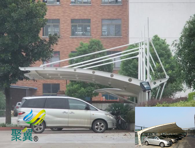 河北省清苑縣膜結構車棚|膜結構車棚廠家特價新能源汽車