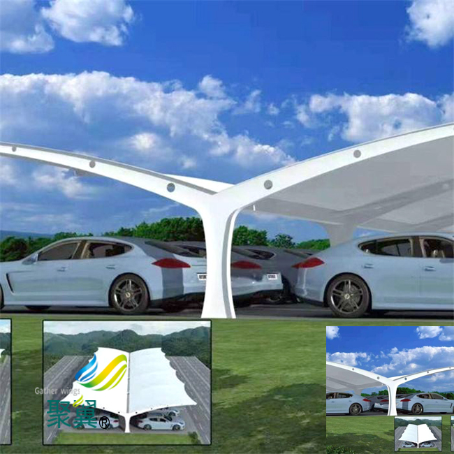 請推薦下做膜結構車棚的廠家|戶外專業膜結構停車棚公司
