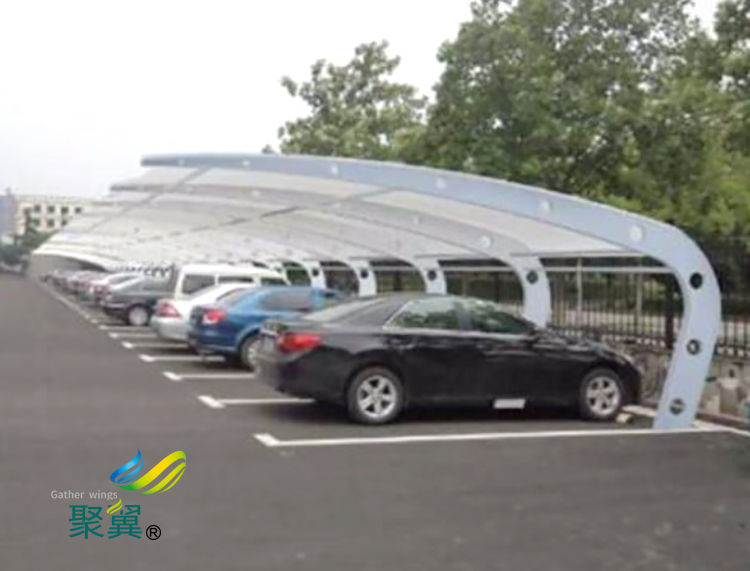 上海停車棚拉膜結構車棚施工安裝一級