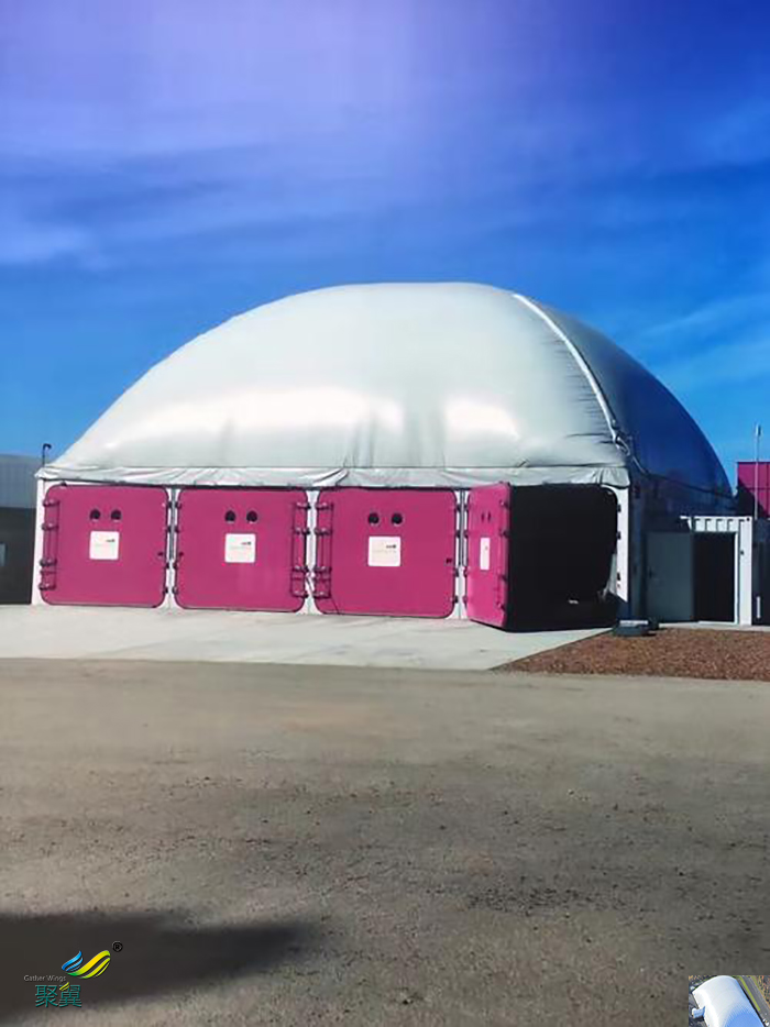 北京充氣張拉膜結構建筑小品工程實例廠家