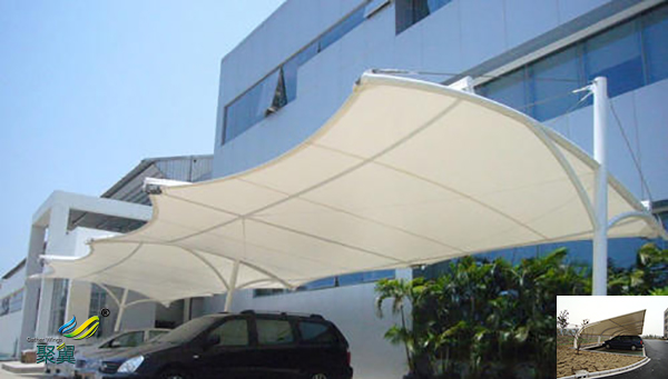 山東膜結構定制停汽車充電樁車棚景觀工程價格設計效果圖