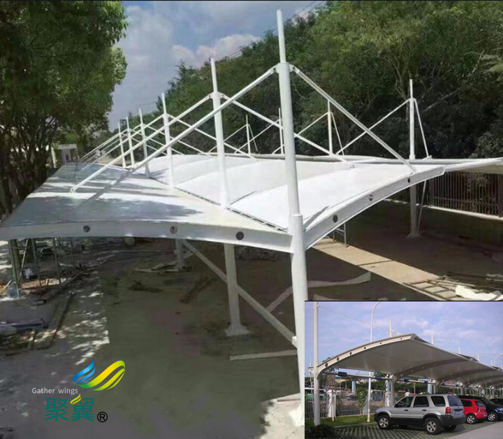 T型膜結構車棚有哪些優點|占地面積大