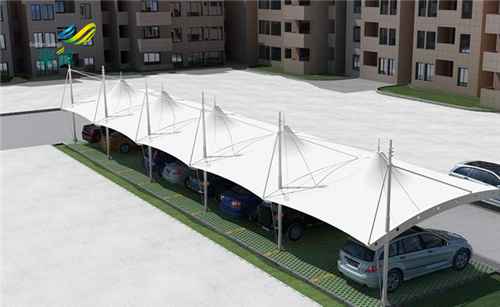 膜結構車棚充電樁車棚03