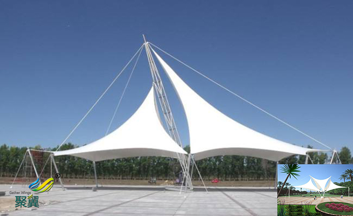 上海景觀張拉膜結(jié)構(gòu)車棚安裝方法